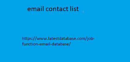 email contact list,