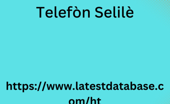 Achte Plon Nimewo Telefòn Selilè