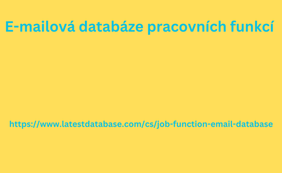 E-mailová databáze pracovních funkcí