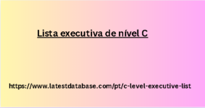 Lista executiva de nível C