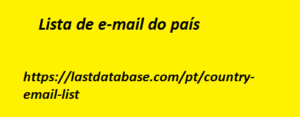 Lista de e-mail