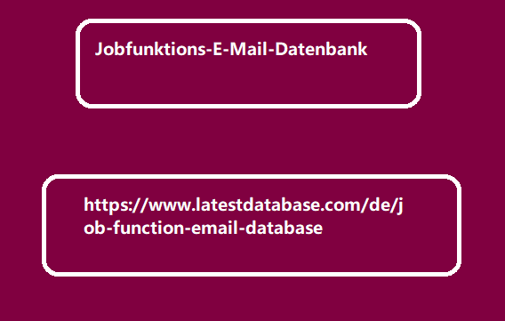 Jobfunktions-E-Mail-Datenbank