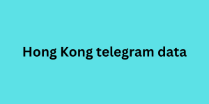 hong kong telegram data