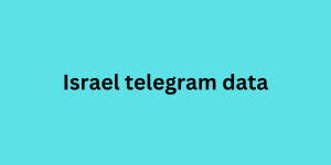 israel telegram data