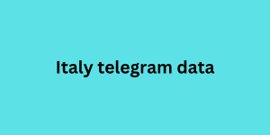 italy telegram data