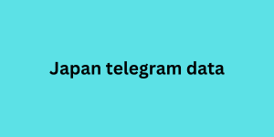 japan telegram data