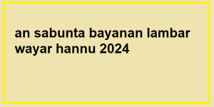 an sabunta bayanan lambar wayar hannu 2024