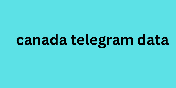 canada telegram data