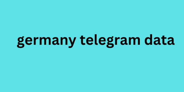 germany telegram data