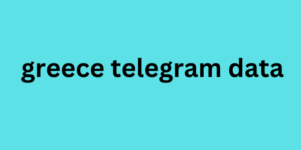 greece telegram data