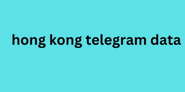 hong kong telegram data