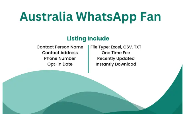 Australia whatsapp fan