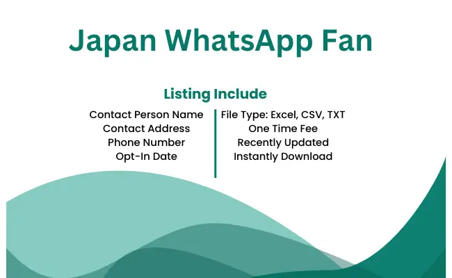 Japan whatsapp fan